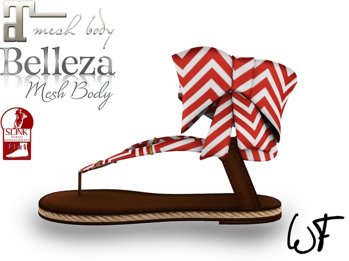 Wall Flower, Beany Ribbon Sandals, DEMO