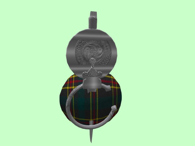 Celtic Silver Cloak Brooch (Boxed)