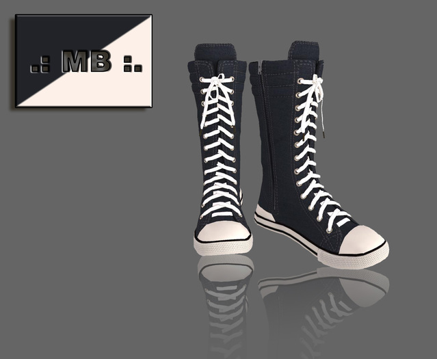 .: MB :. HiTop Sneaker  BLACK