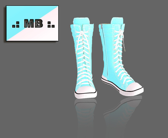 .: MB :. HiTop Sneaker LIGHTBLUE