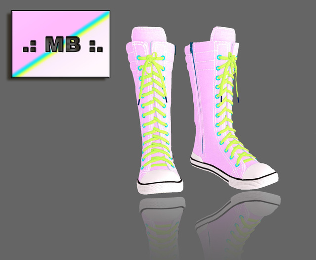 .: MB :. HiTop Sneaker  LIGHTPINK