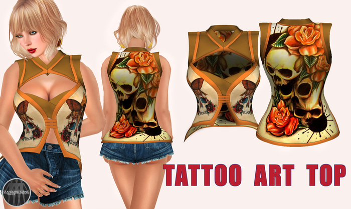 Prim & Pixel Tattoo Art Top []
