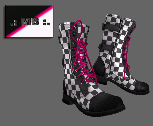 .: MB :. Ladies mesh Combat Boots CHESS