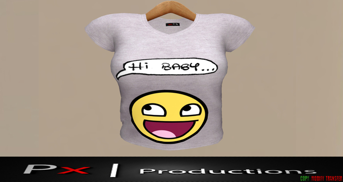 Mesh Ladies Tee Grey Hi Baby