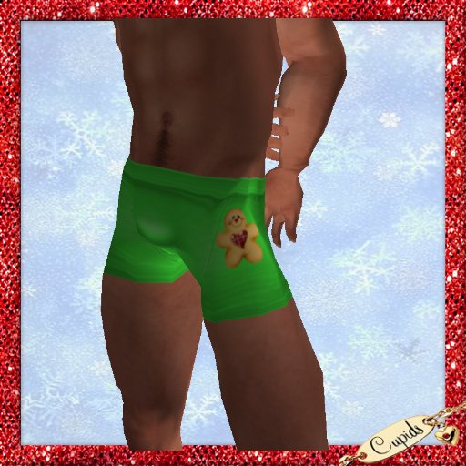 Ginger Bread Man Boxers Green