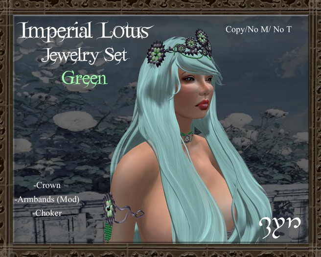 Zyn ~ Imperial Lotus Set ~ Green