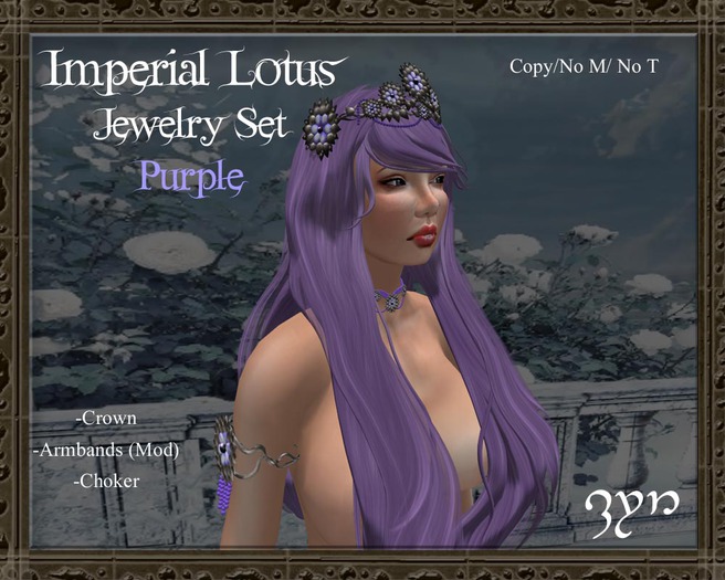 Zyn ~ Imperial Lotus Set ~ Purple
