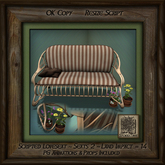 Tropics Blonde Patio Loveseat Ak