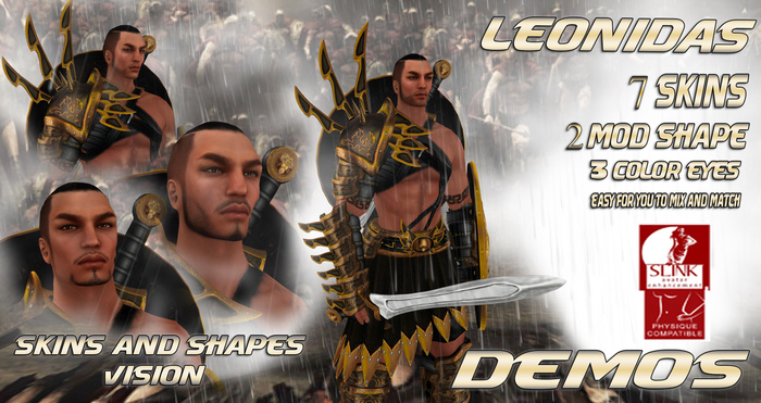 Vision Skins and Shape Leonidas demos