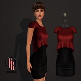 :: FineRain creations.::Candy Top&Skirt Red Black