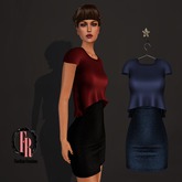 :: FineRain creations.::Candy Top&Skirt Navy