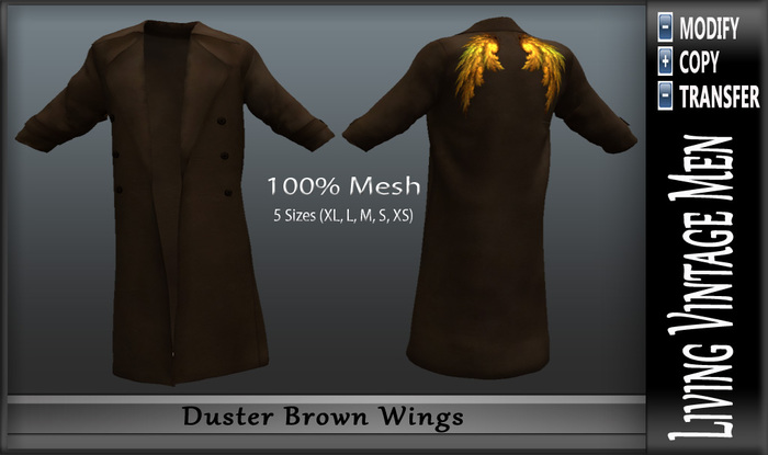 LVM Duster Brown Wings Boxed