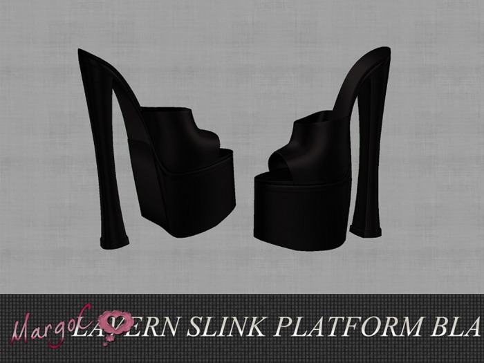 LAVERN SLINK PLATFORM BLACK - MargoC