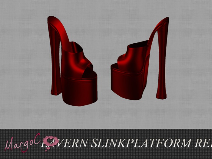 LAVERN SLINK PLATFORM RED - MargoC