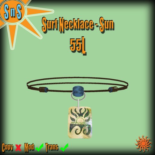 Surf Necklace - Sun