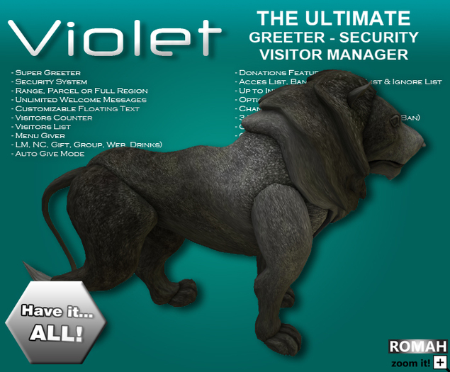 ROMAH ~ Violet (The Ultimate Greeter & Visitor Manager) v1.0
