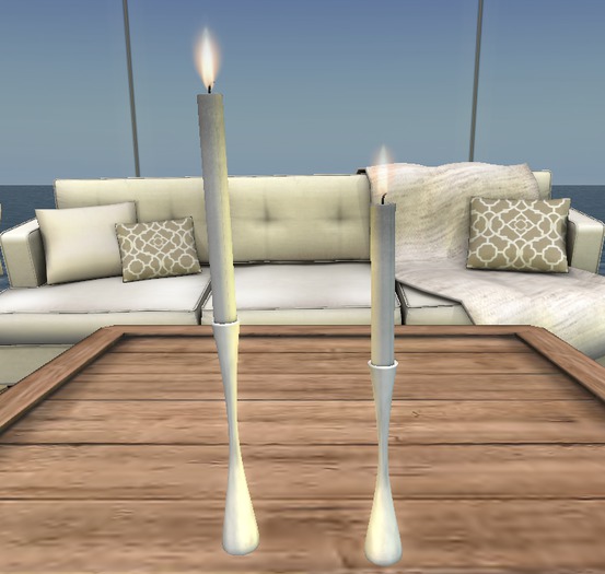Candlesticks II v2 White/White Candles