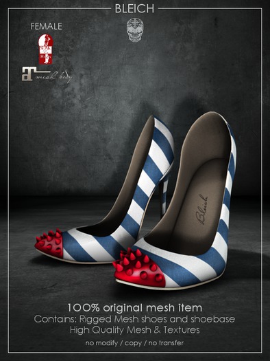 Bleich - Mesh Geo - Stripes