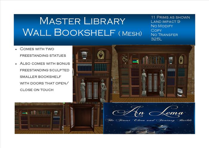 Master Library Wall Bookshelf