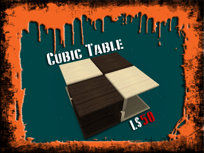 Cubic Table Set