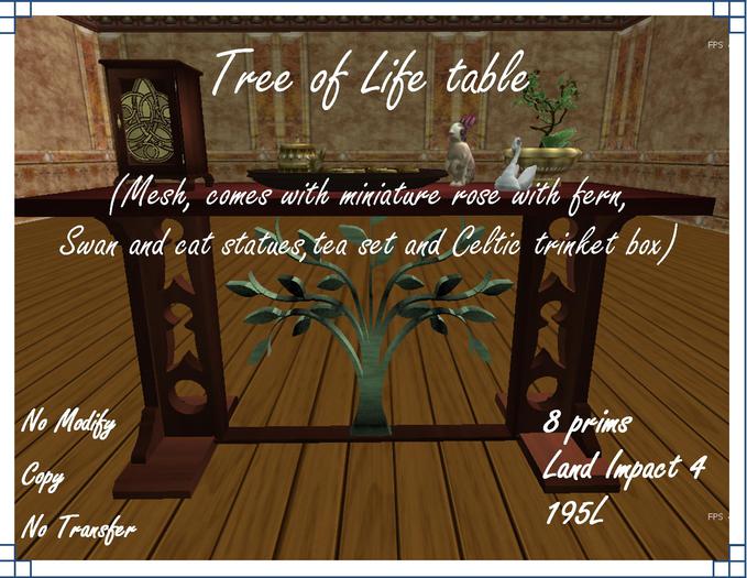Tree of Life table