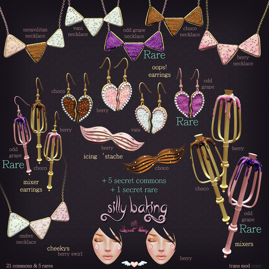 Sillybaking Oops! Choco Earrings (Common)