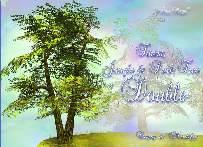 *Thus Magic* ~ Forest, Jungle & Park Tree DOUBLE- 7p