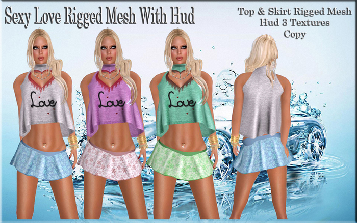 LSR - Sexy Love Rigged Mesh With Hud