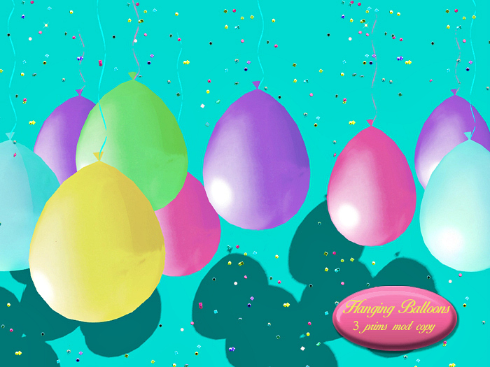 Easter Hanging Balloons (mesh) (mod/copy)