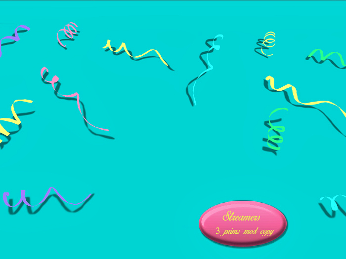 Easter Streamers (mesh) (mod/copy)