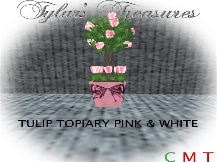 .:TT:.  TULIP TOPIARY RED boxed