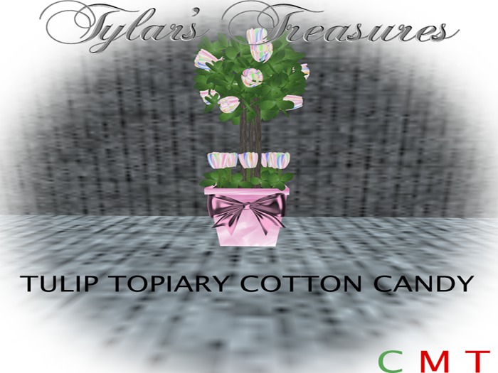 .:TT:.  TULIP TOPIARY RED boxed