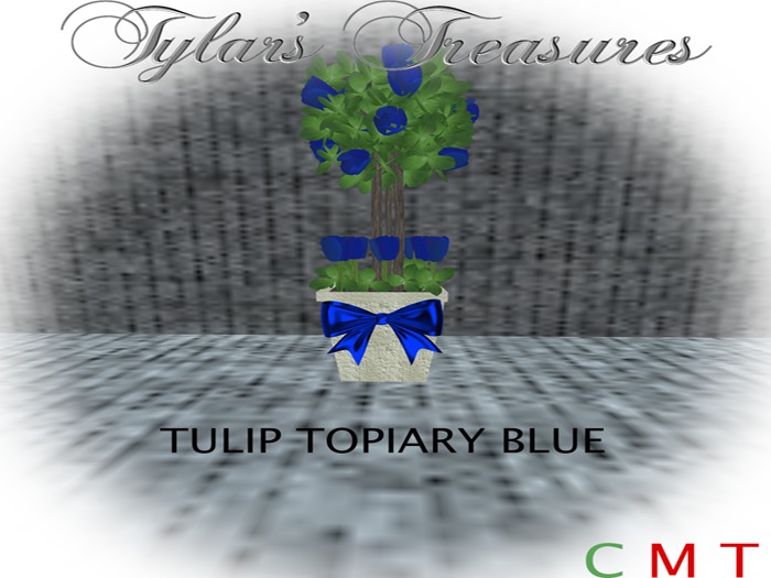 .:TT:.  TULIP TOPIARY RED boxed