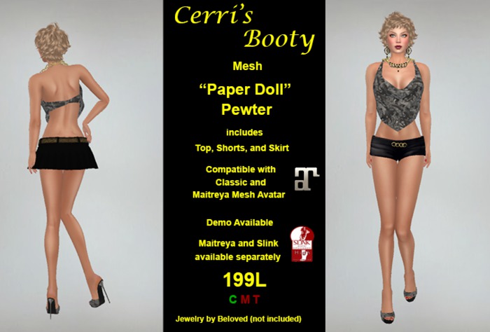 Cerri's Paper Doll Royal Purple