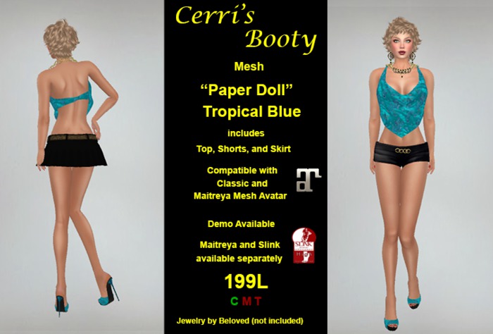 Cerri's Paper Doll Royal Purple