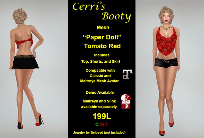 Cerri's Paper Doll Royal Purple
