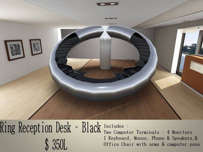 Ring Reception Set- Black