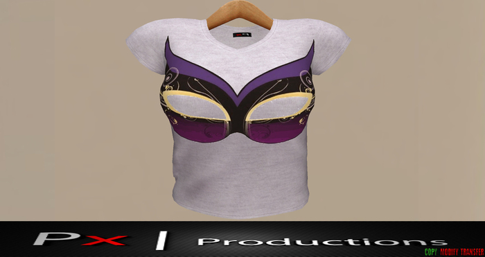 Mesh Ladies Tee Grey Mask