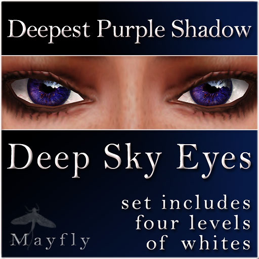 Mayfly - Deep Sky Eyes (Deepest Purple Shadow)