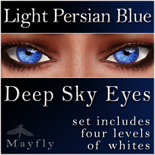 Mayfly - Deep Sky Eyes (Light Persian Blue)