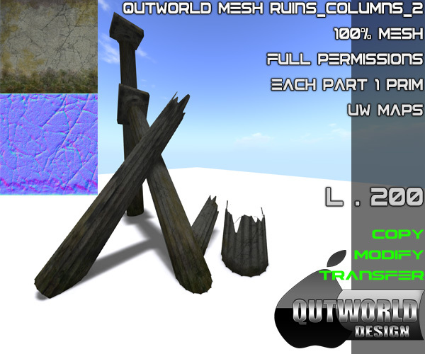 QUTWORLD MESH RUINS_COLUMNS_2 (BOX)
