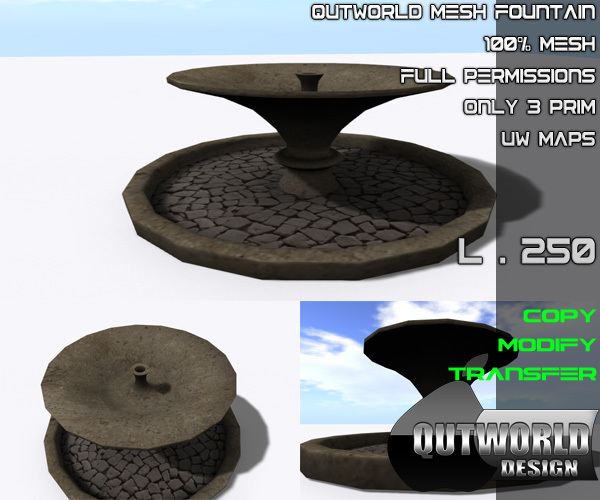 QUTWORLD MESH FOUNTAIN (BOX)