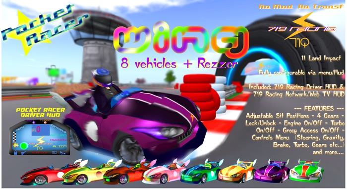 ⚡719 Racing [Pocket Racer] Wing Pack
