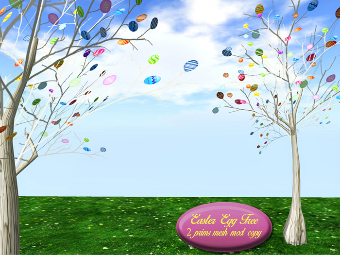 Mesh Easter Egg White Tree (mod/copy)