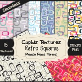 *Cupids Textures * 15 RETRO SQUARES