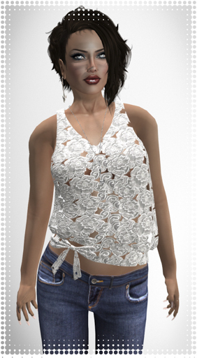 Lace Tied Top - Boxed Regular