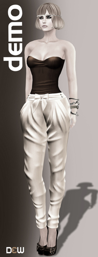 "DEW" Miranda pants demo