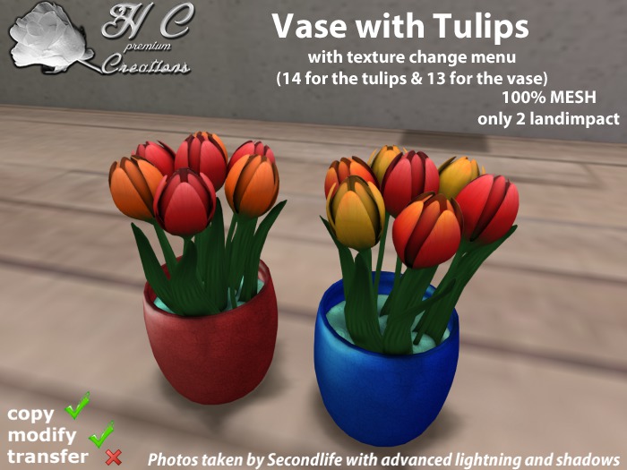 HCC Vase with Tulips BOX