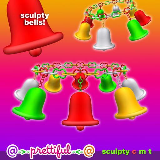 @~>~ PrettiFuL ~<~@ Charm Bracelet [ Bells ]