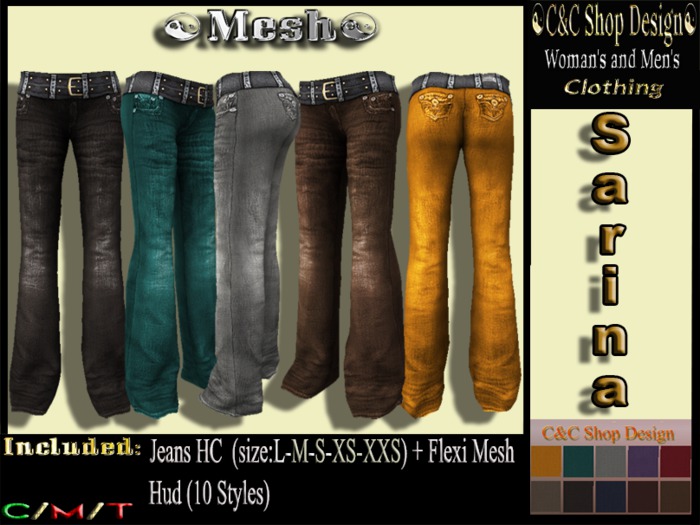 C&C Mesh Sarina (Hud 10 Styles)